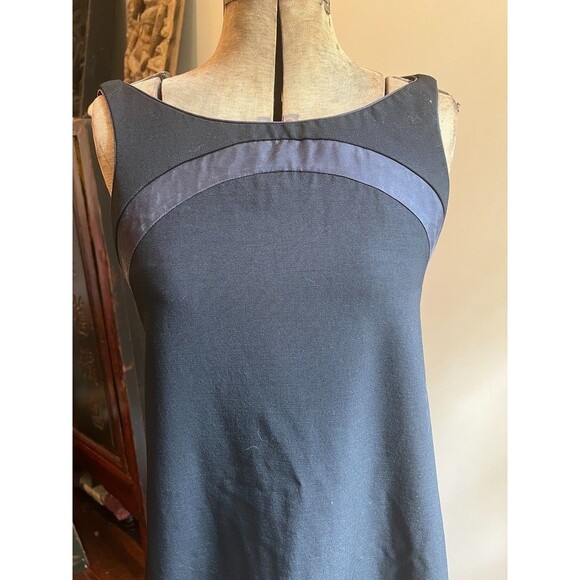 Zac Posen Black Wool & Silk Cocktail Dress Size 6 – Italian Fabric, Silk Lining - Picture 7 of 16